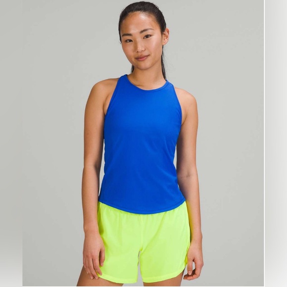 Lululemon Base Pace Ribbed Tank Top, Blazer Blue Tone, Size 6 - Picture 6 of 6